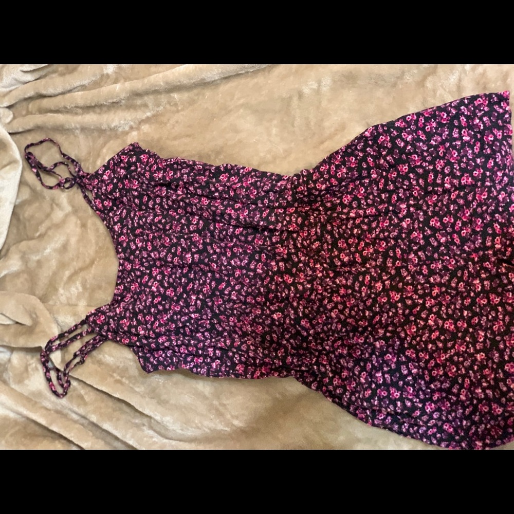 Multi-color floral romper XSmall